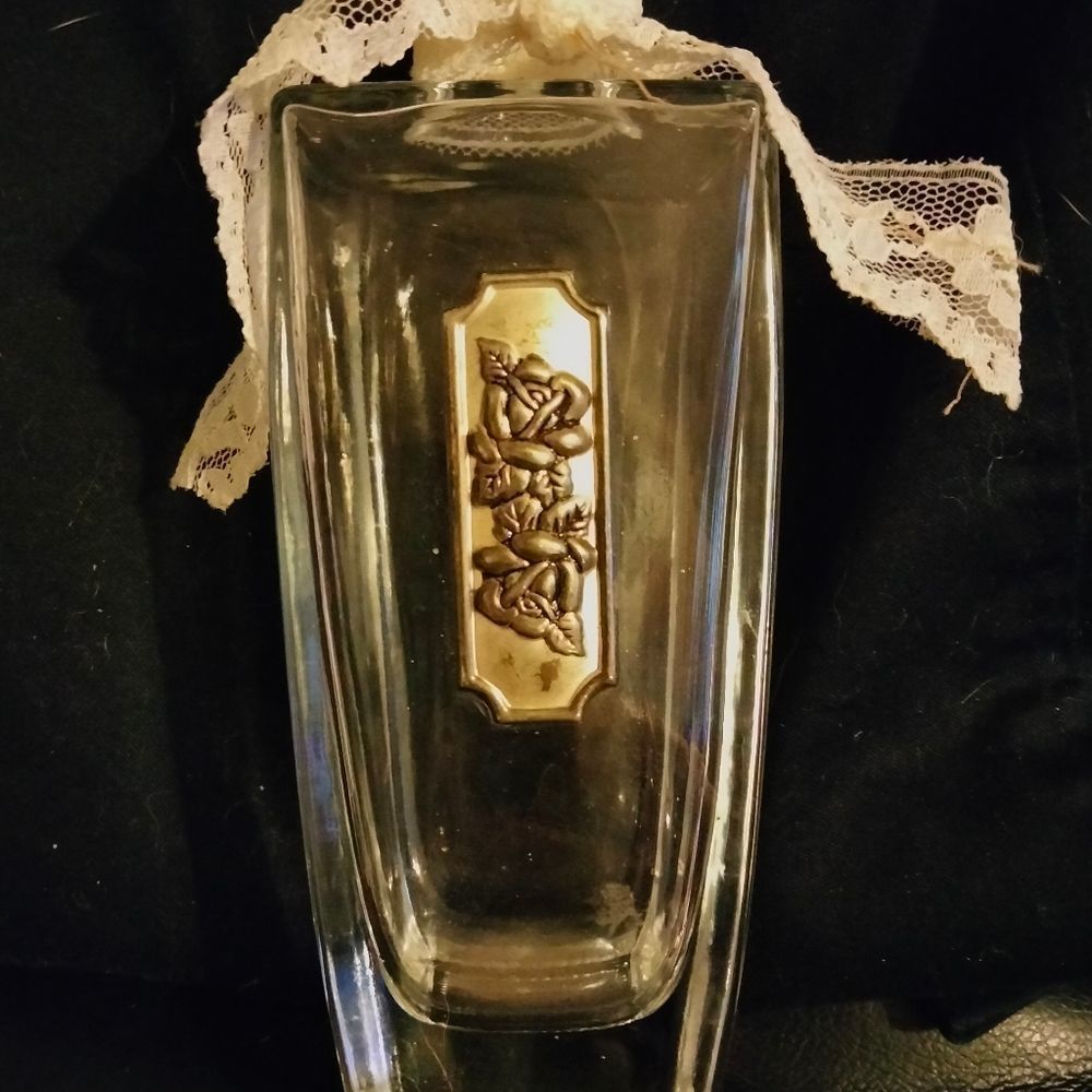 Vintage crystal Cellini perfume bottle